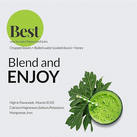 Akshit papaya leaf paste used as a gentle facial mask.