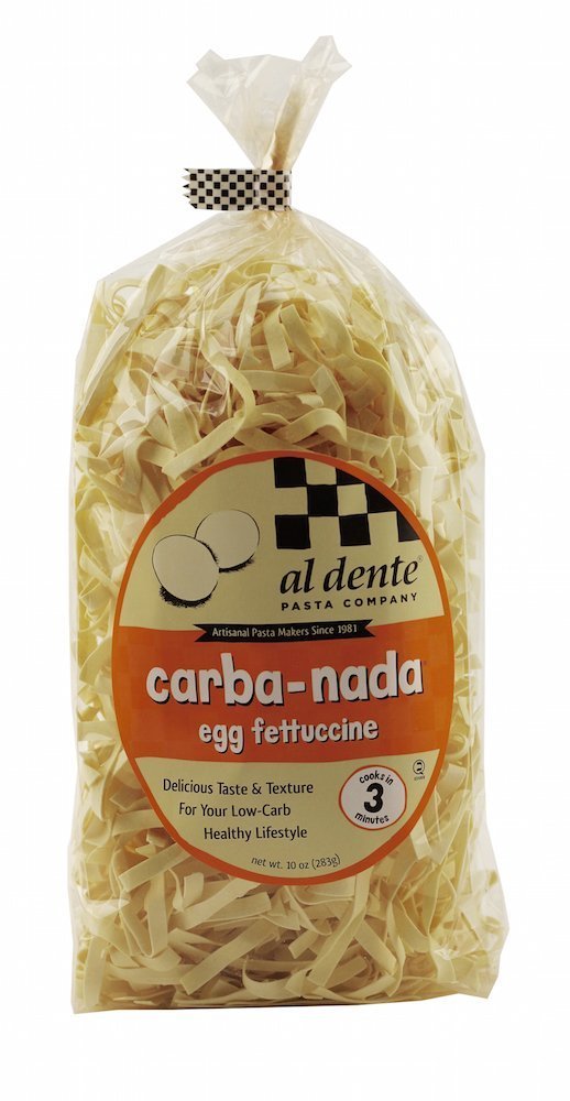 AL DENTE Carba-Nada egg fettuccine pack for quick low-carb meals