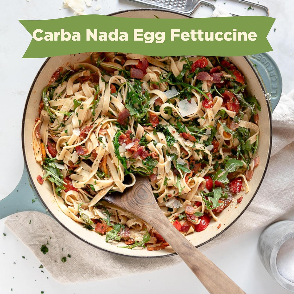 AL DENTE Carba-Nada Egg Fettuccine ready in about four minutes