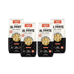 AL DENTE Protein Pasta Egg Fettuccine packaging shows the new look for keto-friendly dinners
