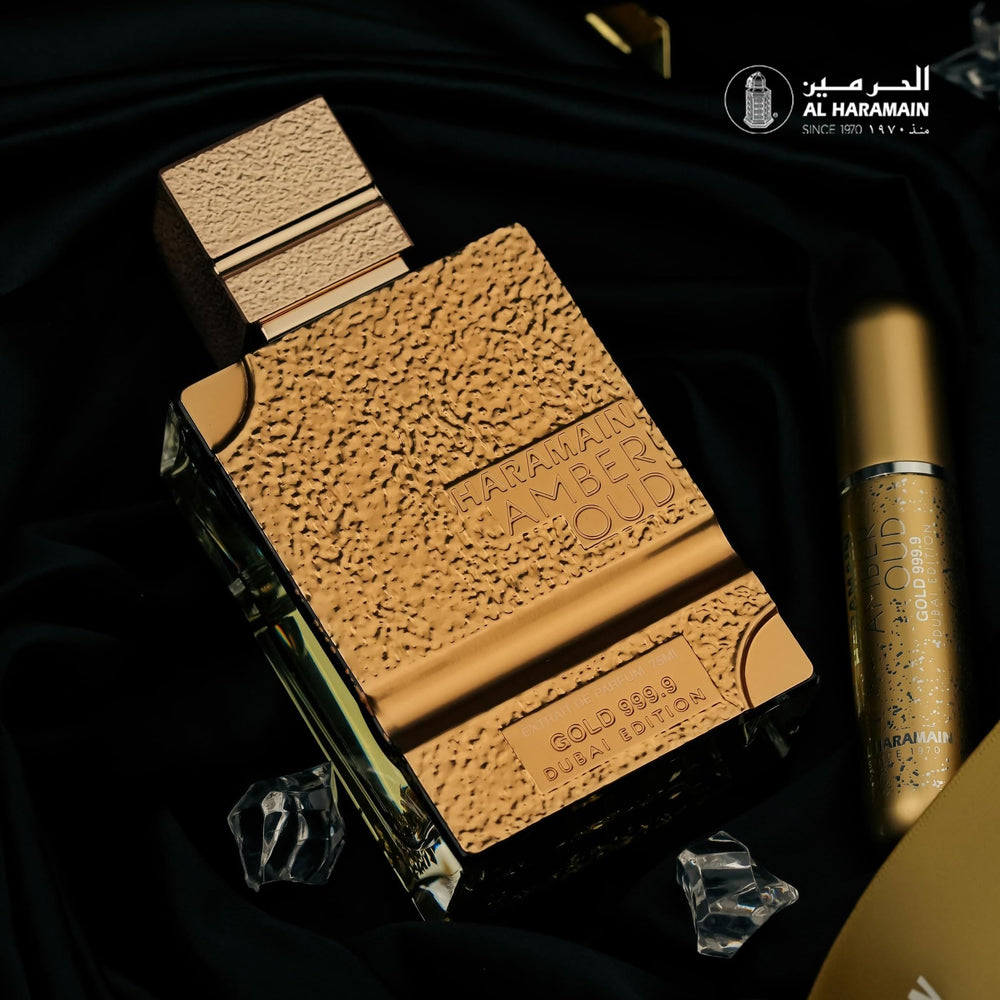 Dubai Edition label detail emphasizes authentic packaging and luxury branding