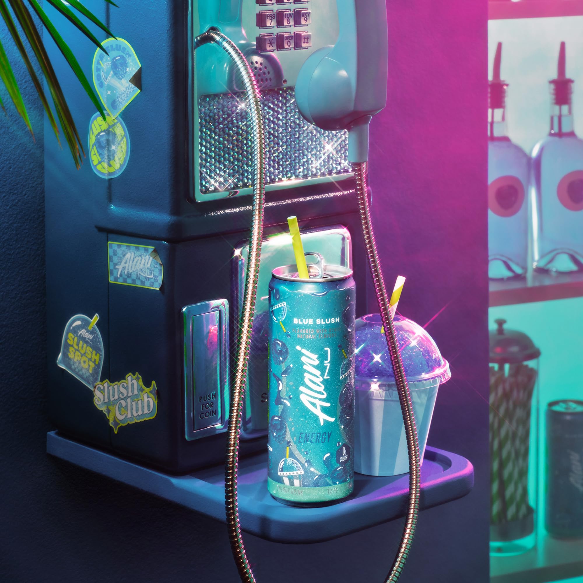 Alani Nu Blue Slush 12-pack display convenient multi-pack purchase