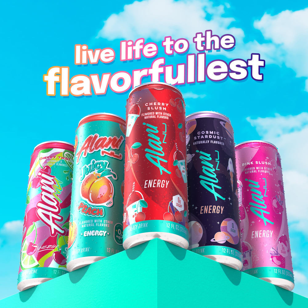Alani Nu Cherry Slush taste shot hints bold nostalgic flavor.