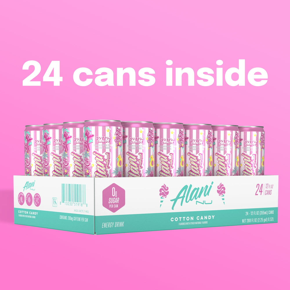 Alani Nu Cotton Candy energy during workout scenario