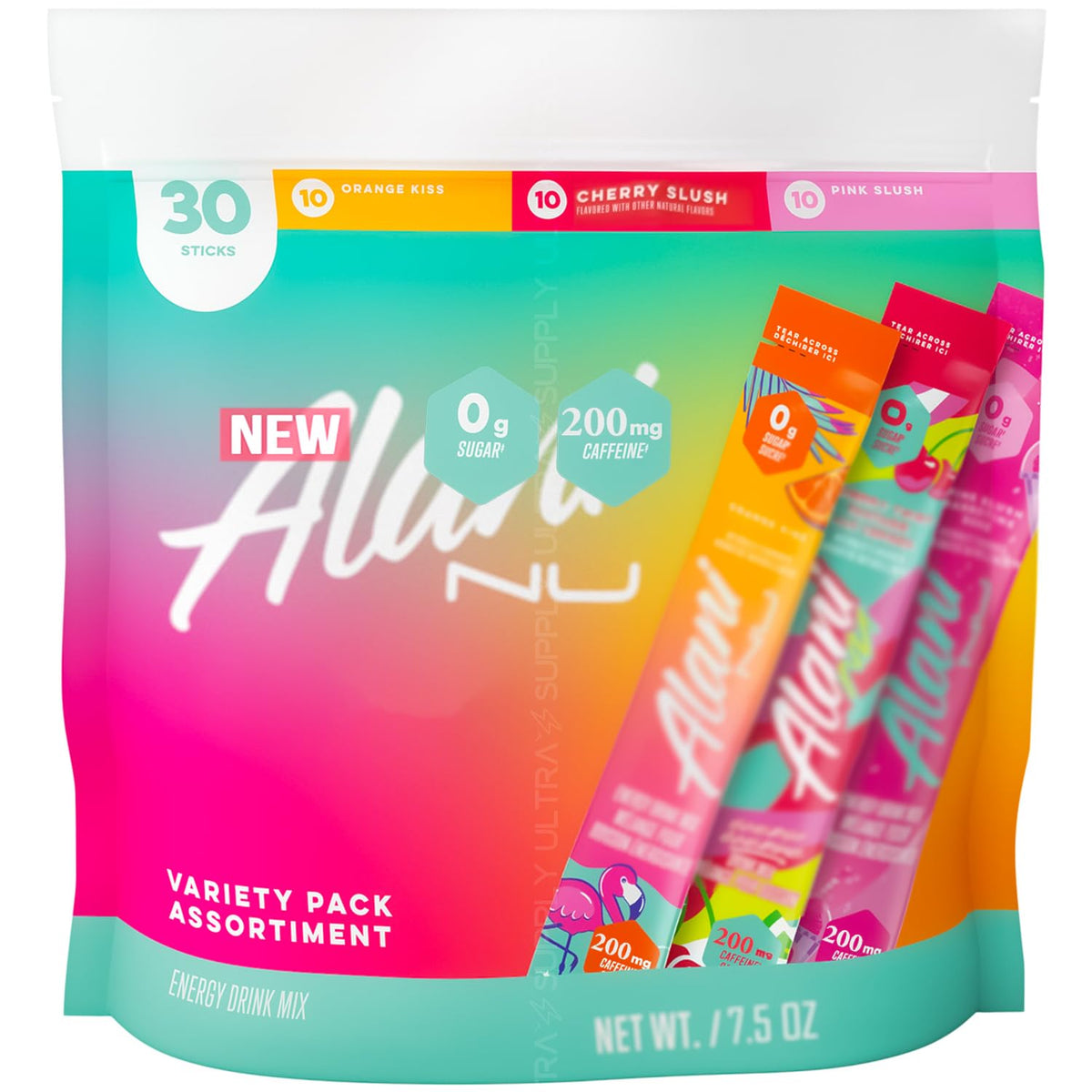 Alani Nu Energy Drink Mix Orange Kiss stick boosts sugar-free energy on the go
