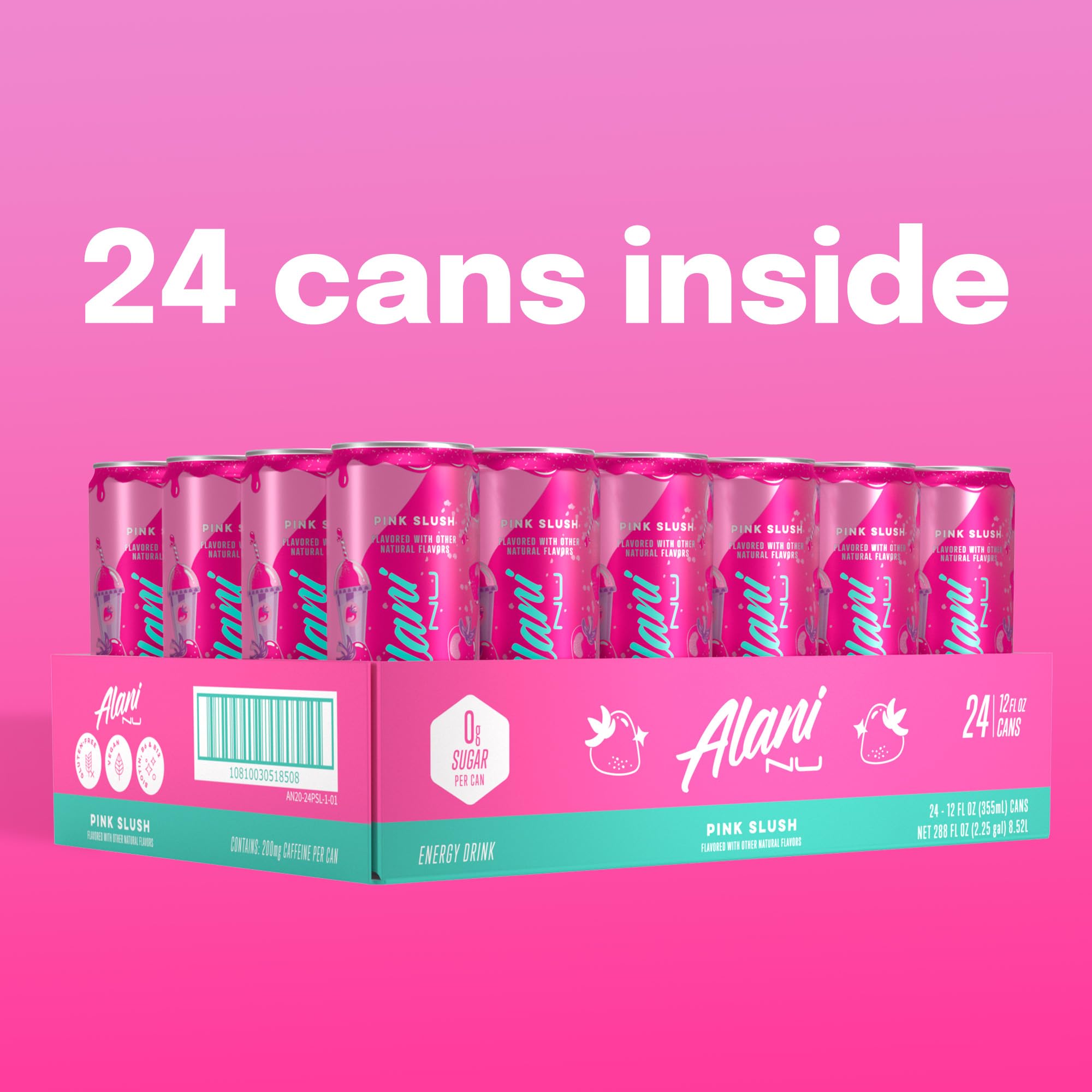 Alani Nu Pink Slush bottle-setup demonstrates on-the-go versatility and stacking.