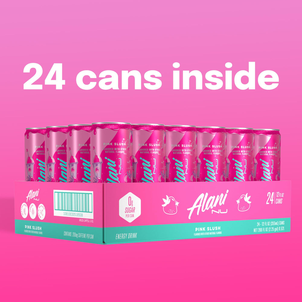 Alani Nu Pink Slush bottle-setup demonstrates on-the-go versatility and stacking.