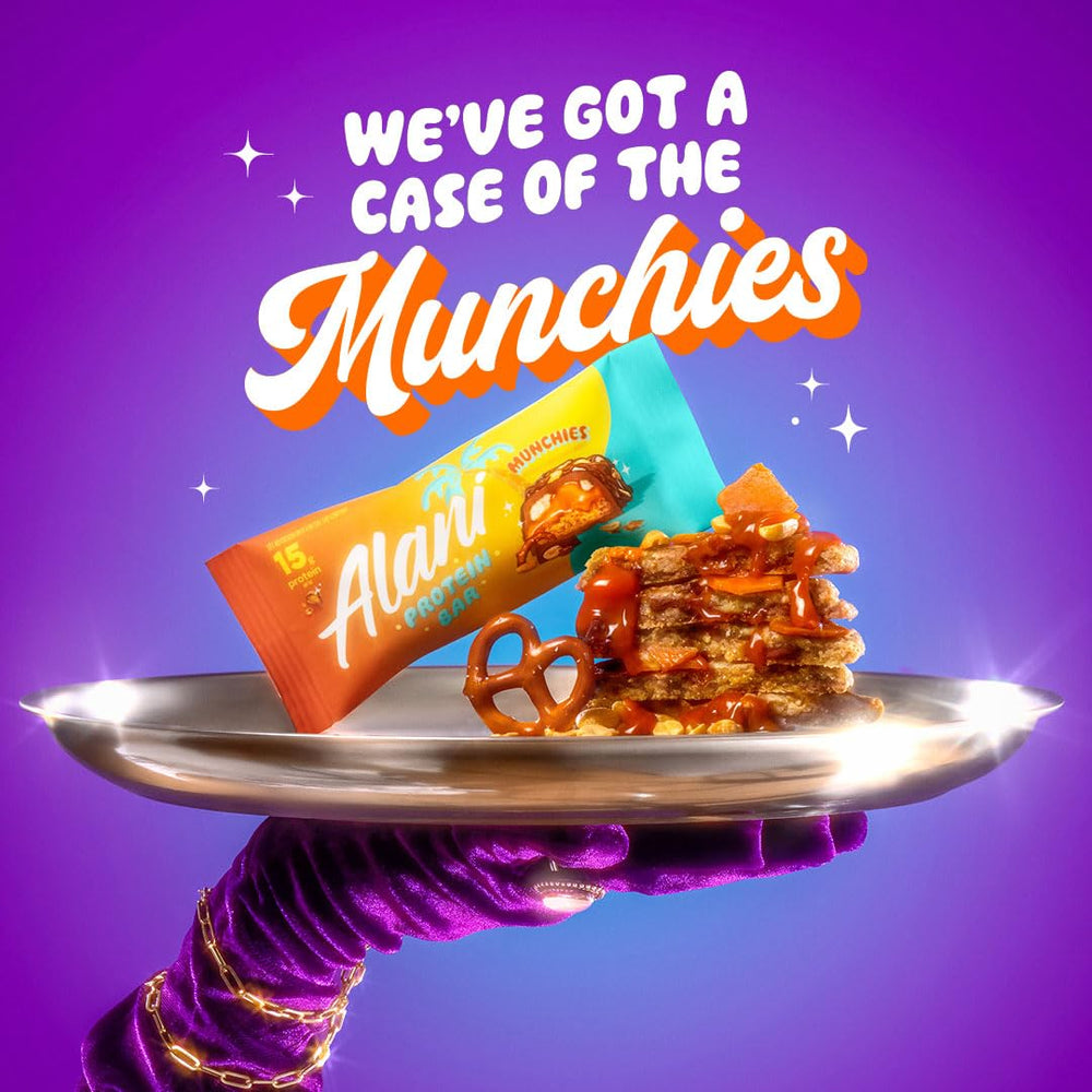 Alani Nu Protein MUNCHIES gluten-free bar for gluten-sensitive diets