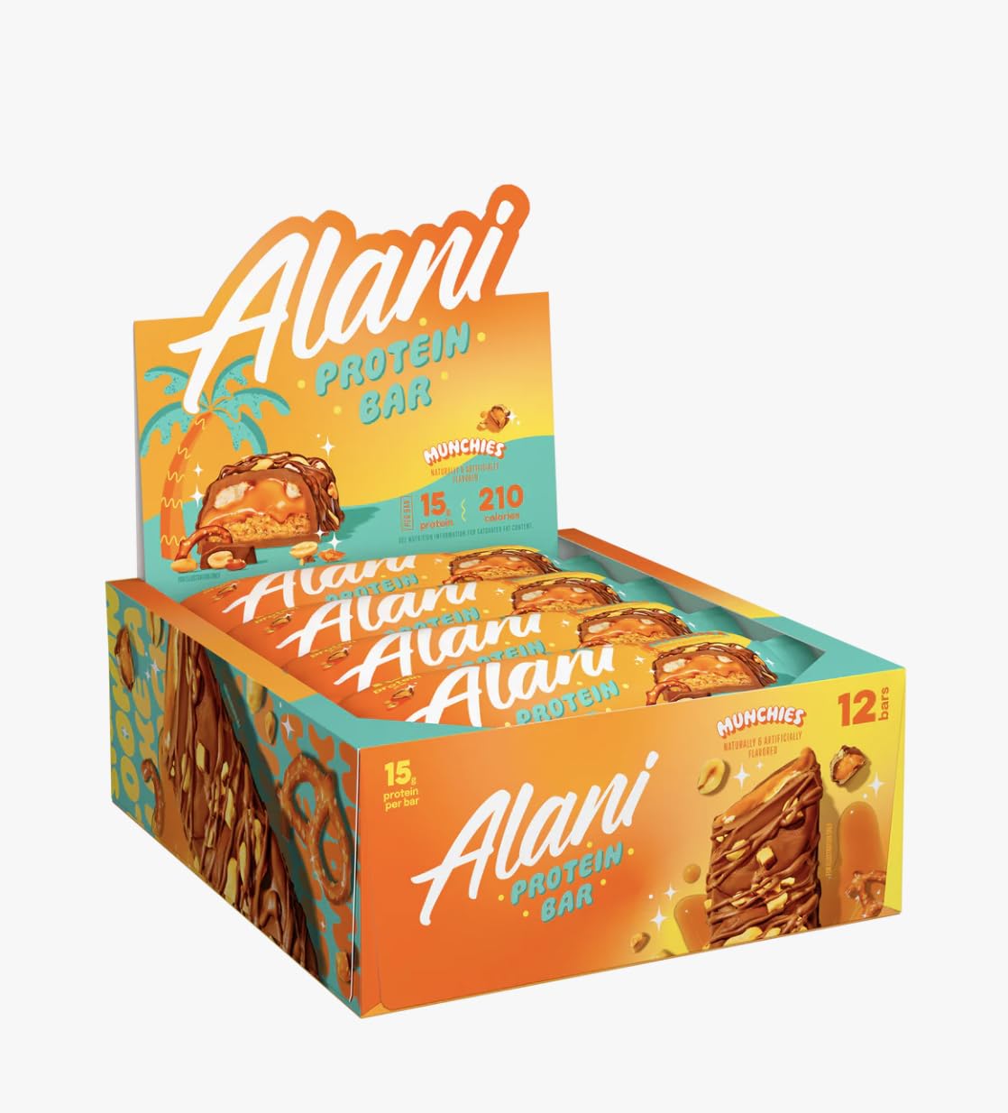 Alani Nu Protein MUNCHIES packaging for on-the-go convenience