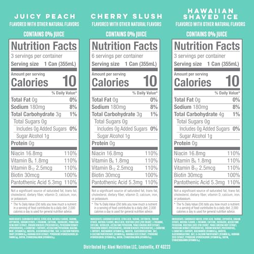 Alani Nu back panel nutrition view supports vegan, gluten-free lifestyle.