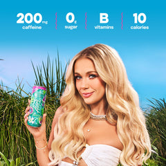 Alani Nu Watermelon Wave splash graphic, conveying fizzy refreshment.
