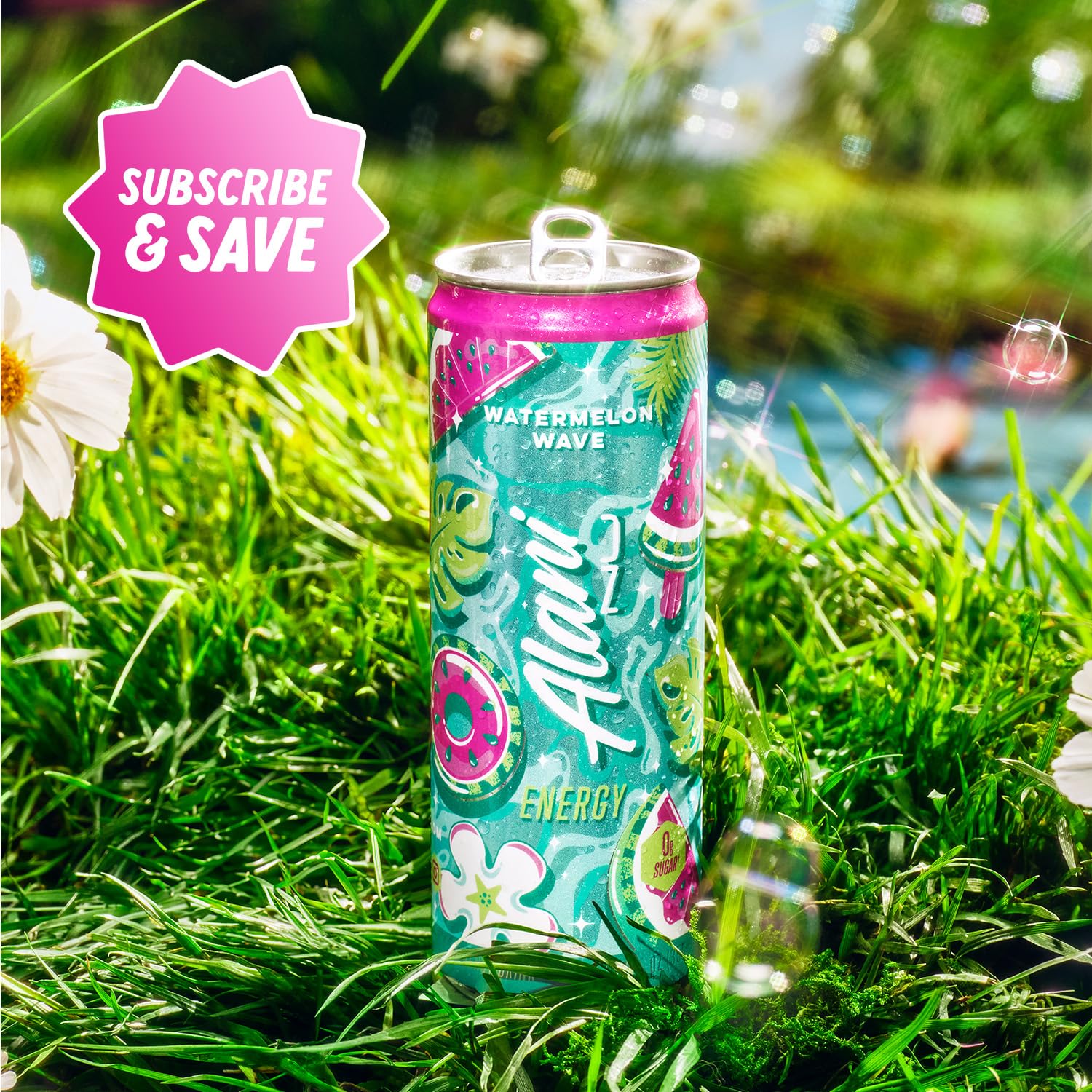 Alani Nu Watermelon Wave 12-pack, convenient for on-the-go energy.