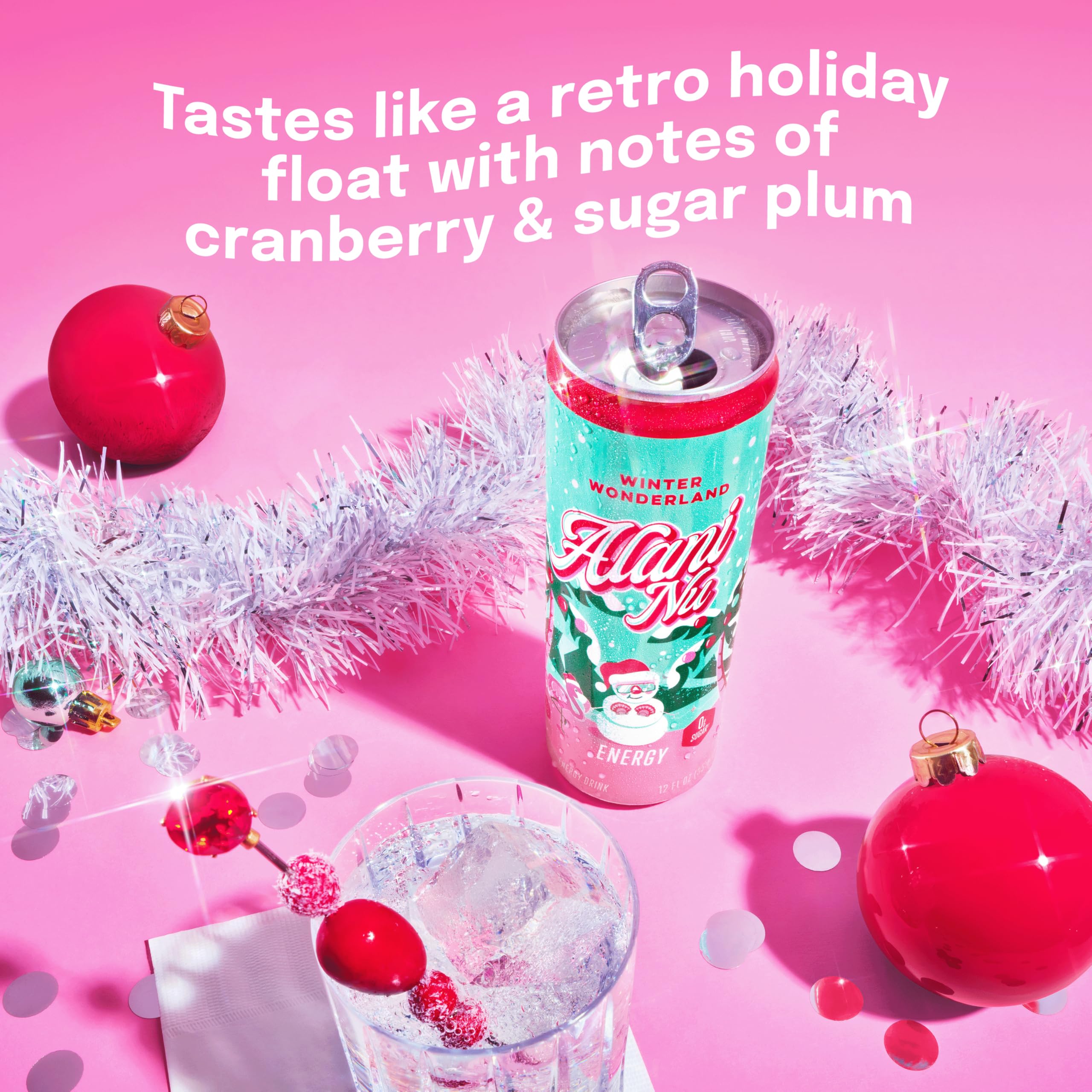Alani Nu Winter Wonderland pour, refreshing, low-calorie lift
