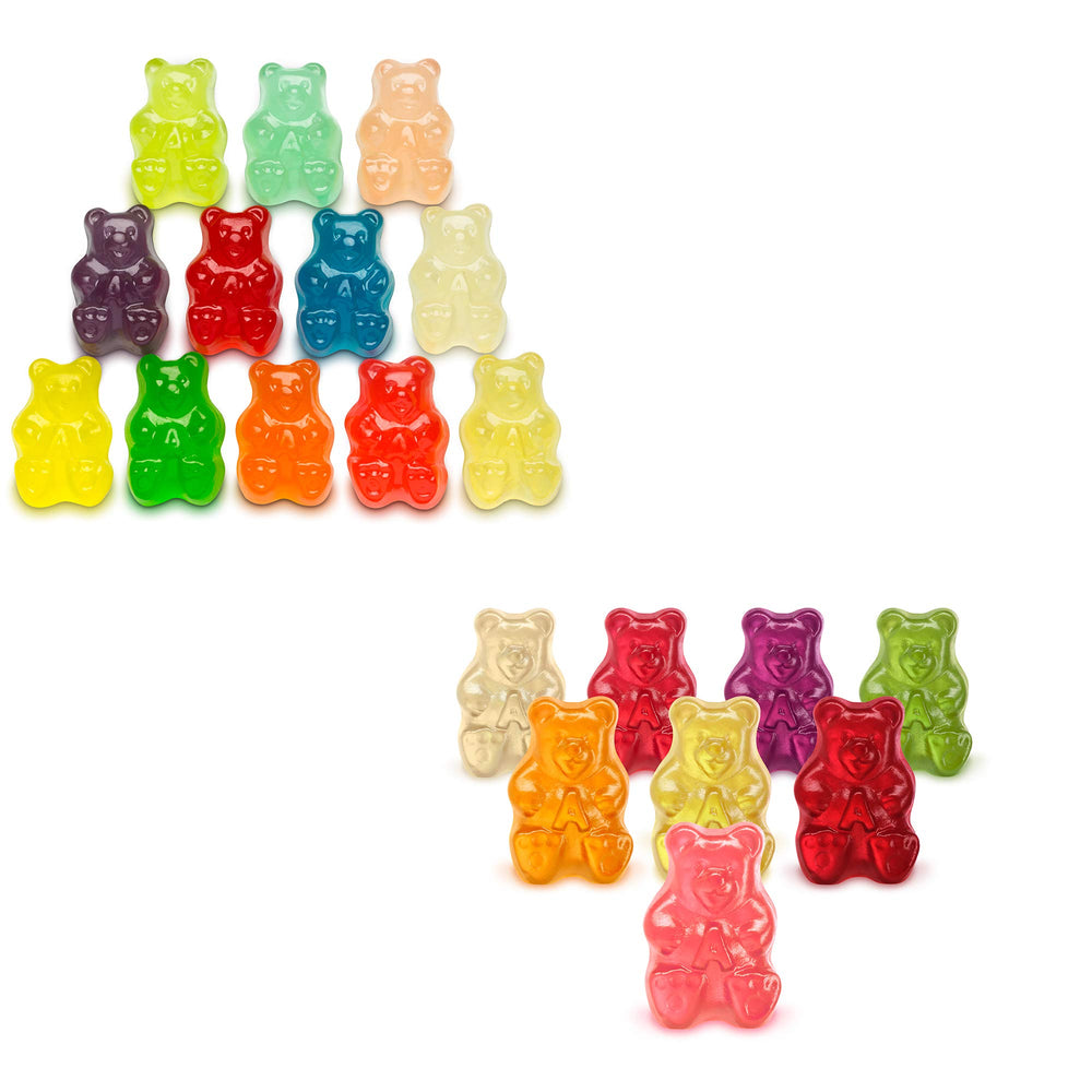 Colorful Albanese 12-flavor gummi bears—great for parties and family bowls.