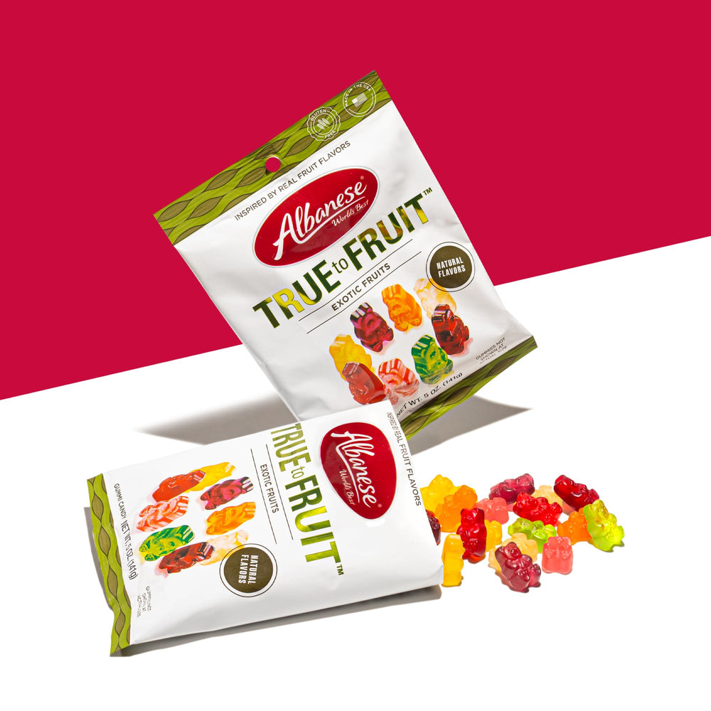 Albanese Exotic Fruits Gummies allergen-friendly option, free from common allergens
