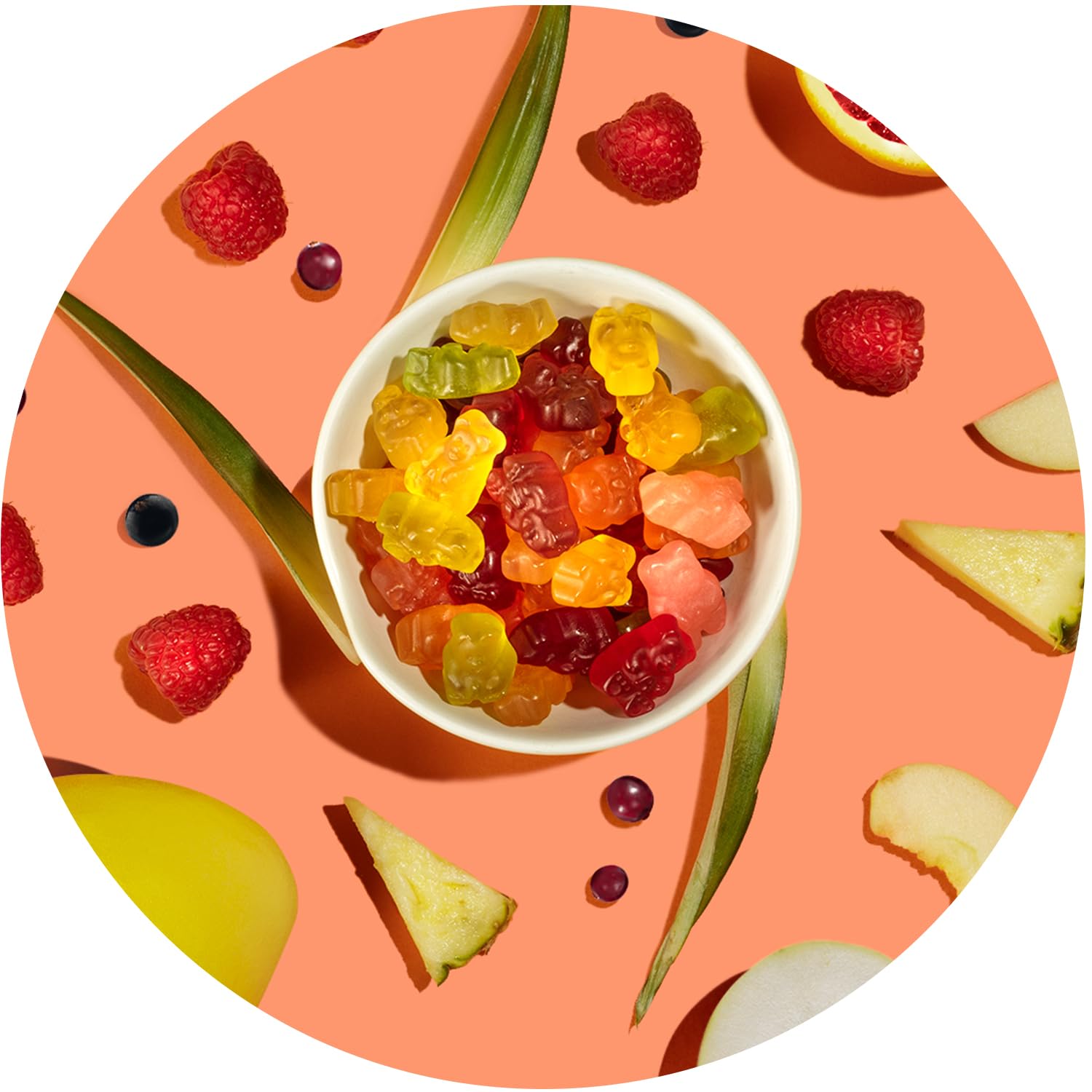 Albanese True to Fruit gummies include heat exposure note for safe delivery