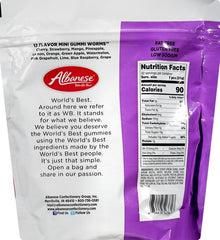 Albanese gummi worms fruity flavor assortment for parties