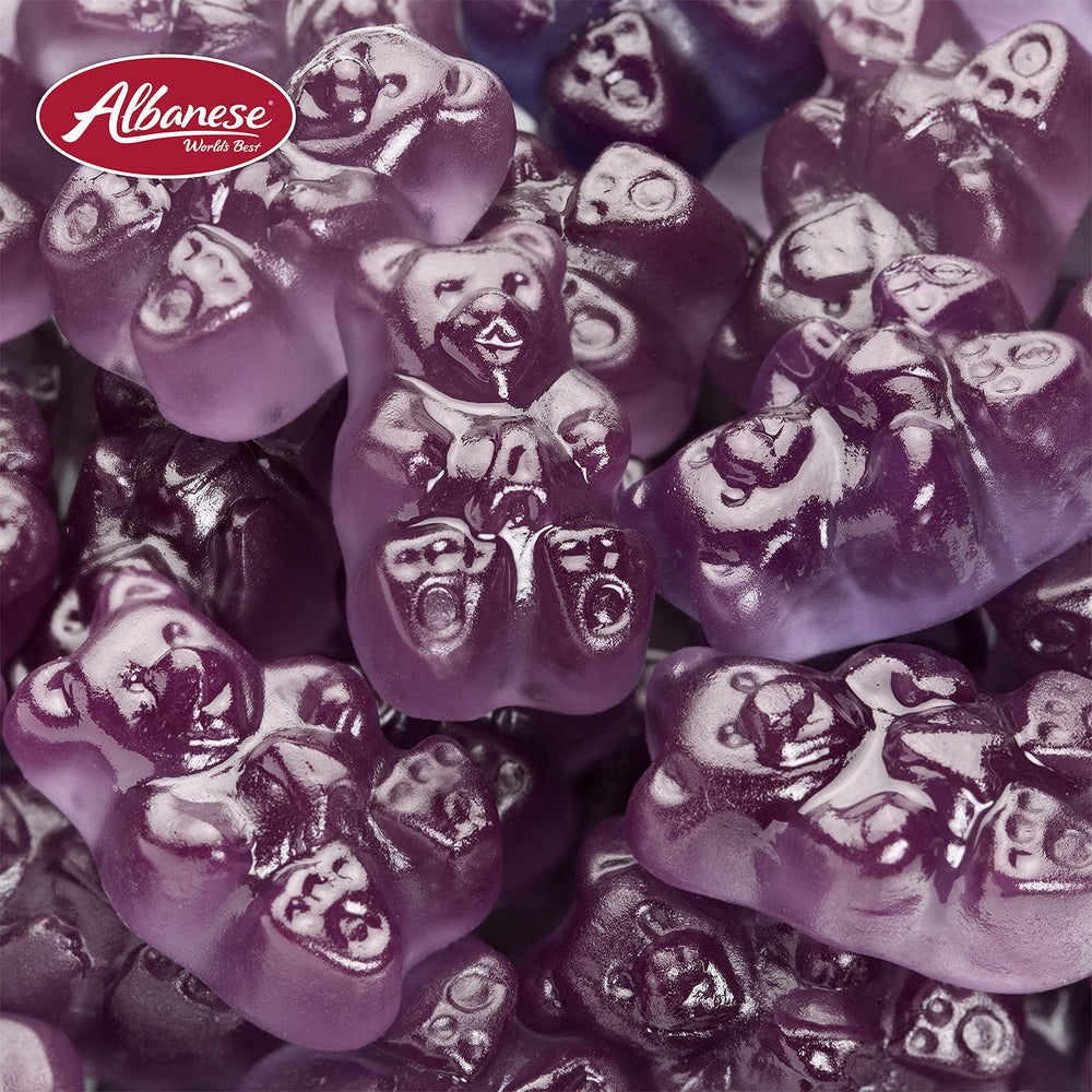Albanese Grape Gummi Bears snack ready for party bowls.