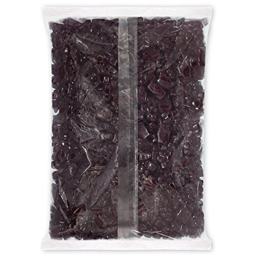 Albanese Grape Gummi Bears soft chew captured in a bite.