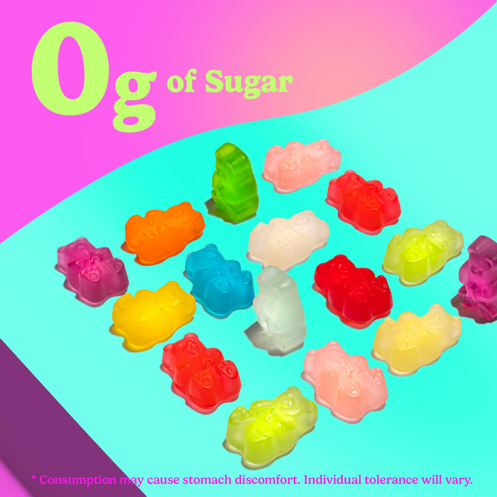 Albanese gummy bears portable snack for busy days.