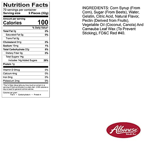 Albanese Pink Grapefruit Gummi Bears 5lb bulk pack ready for sharing