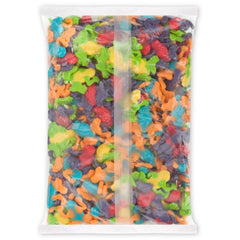 Albanese Rainforest Frogs colorful gummies collection for snacking.