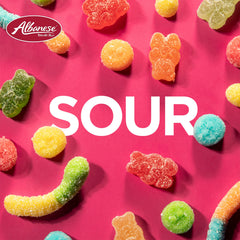 Albanese Sour Assorted Fruit Gummi Bears cherry for candy lover treats