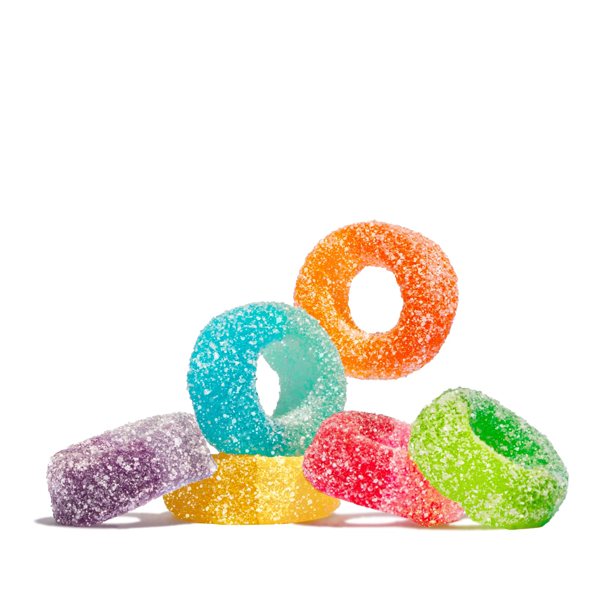 Albanese Sour Mini PuckeRings grape flavor, soft chew for casual gatherings.