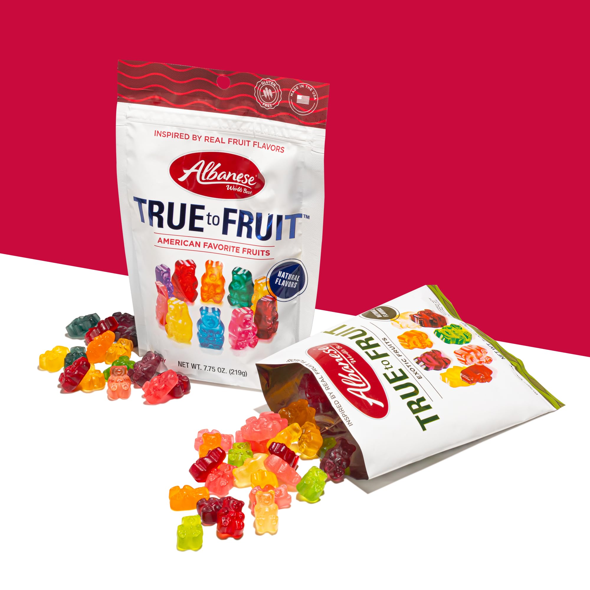 Albanese sweet-sour bites offer versatile snack moments anywhere