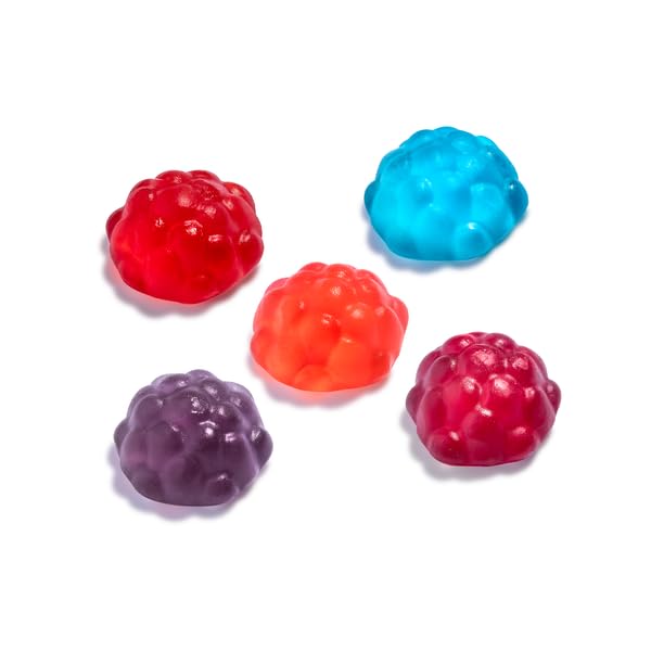 Albanese USA-made ingredients ensuring high quality gummies for snacking.