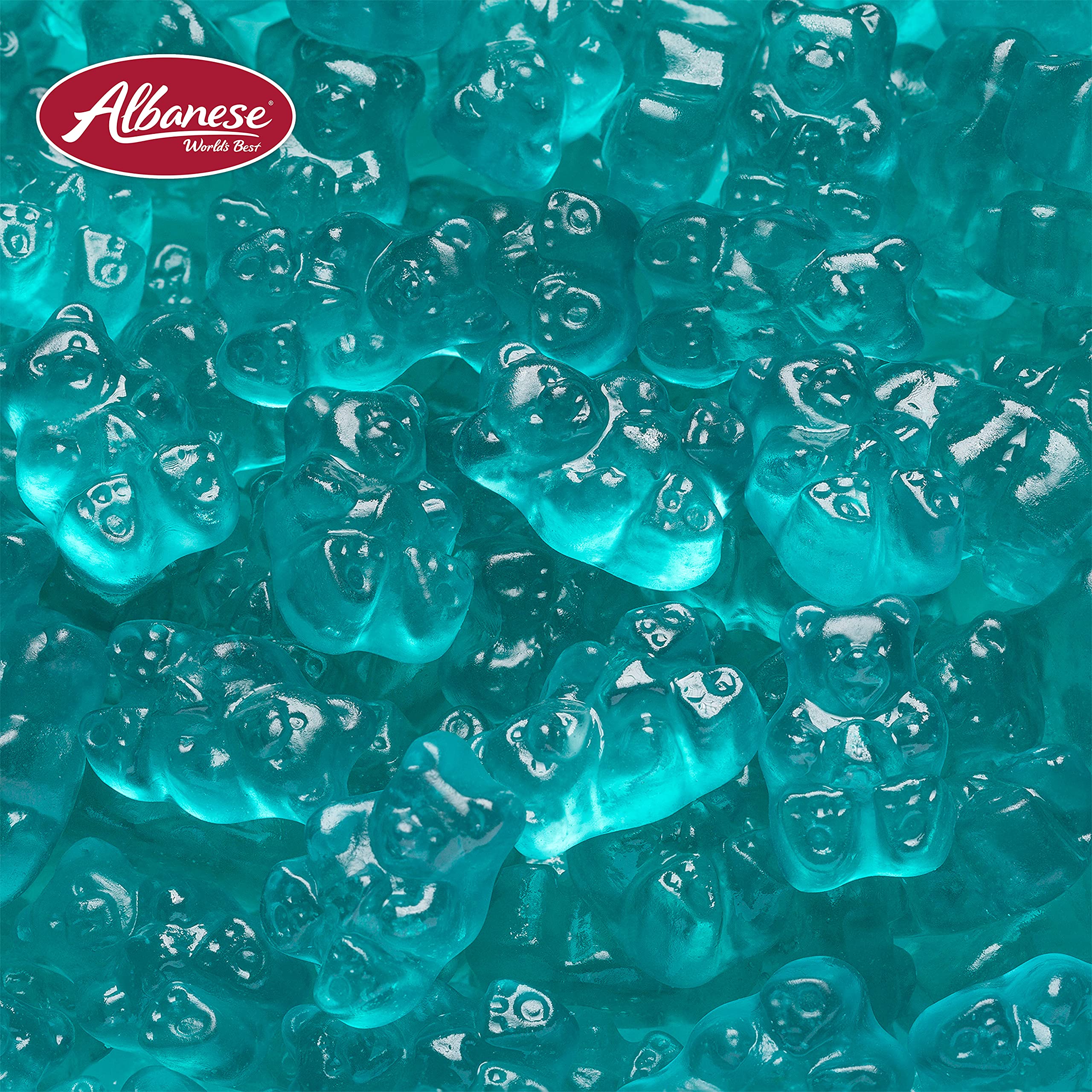 Albanese Watermelon Gummi Bears flavor profile featuring fresh fruity notes.