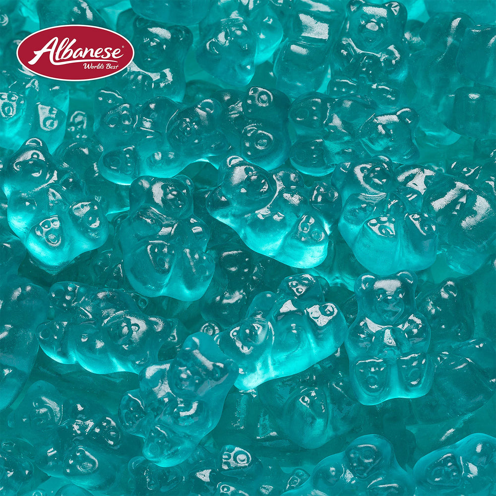 Albanese Watermelon Gummi Bears flavor profile featuring fresh fruity notes.