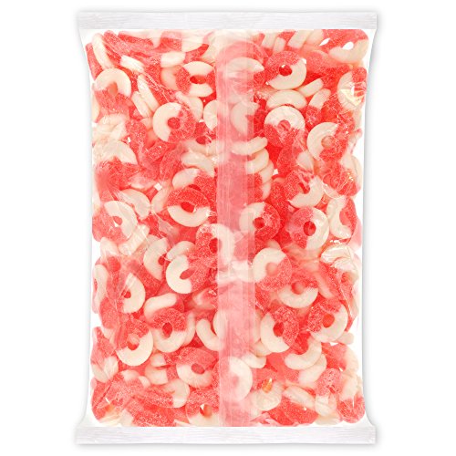 Watermelon Rings arranged on a platter for party-ready dessert or snacks