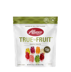 Albanese Alphonso Mango gummies, vibrant color, ideal for sharing.