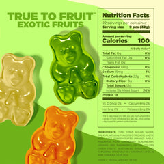 Albanese Asian Pear gummies, bright juice flavor for snacks.