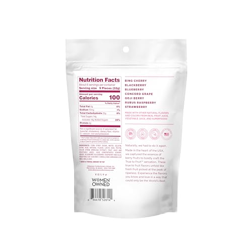 Albanese Bing Cherry gummies in a bag, perfect for party garnish ideas.