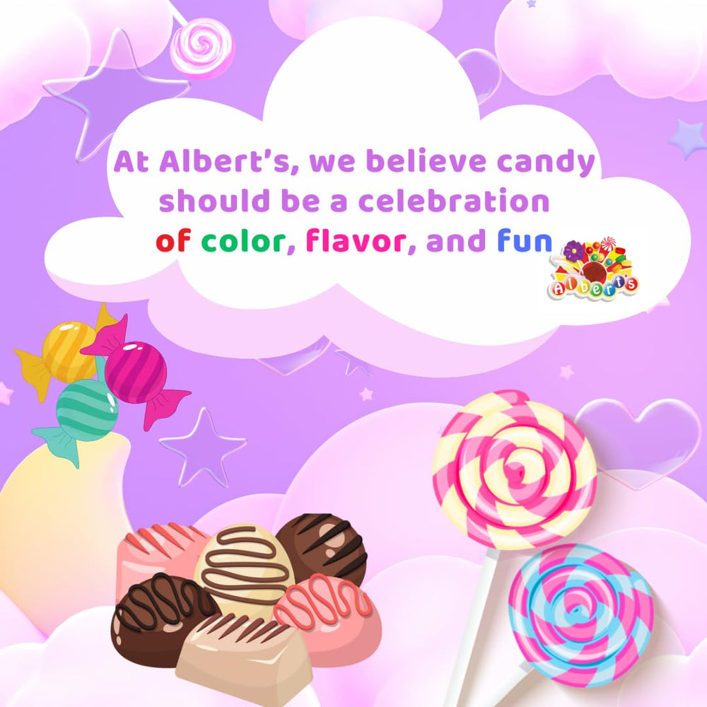 Albert's Fruit Chews party favors pack ideal for celebrations.