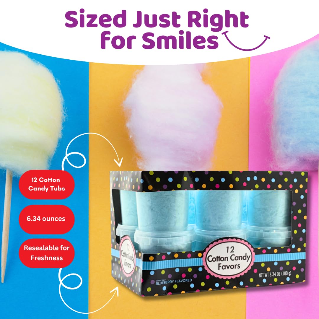 Albert's cotton candy resealable tubs keeping treats fresh and portable