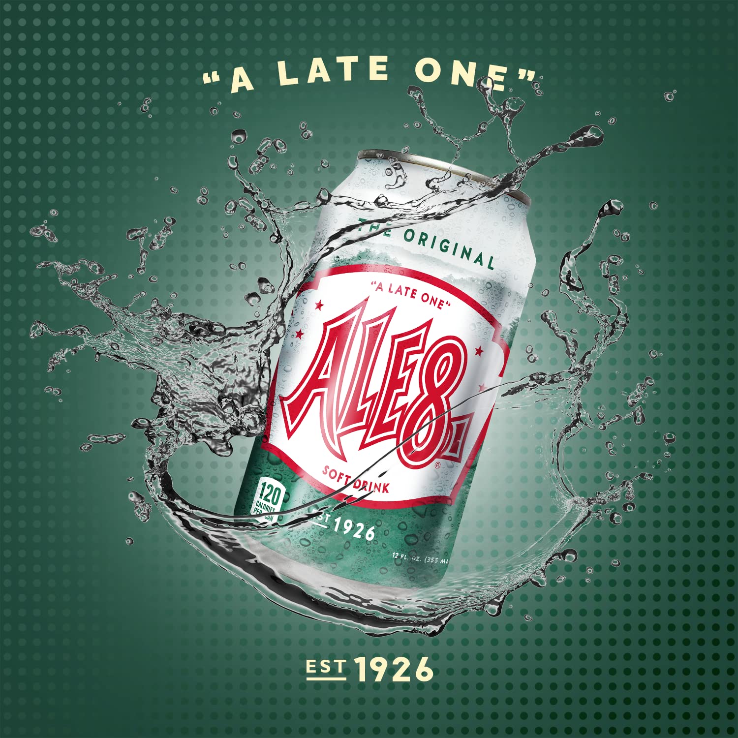 Ale-8-One bottle poured into mule glass for mixers.