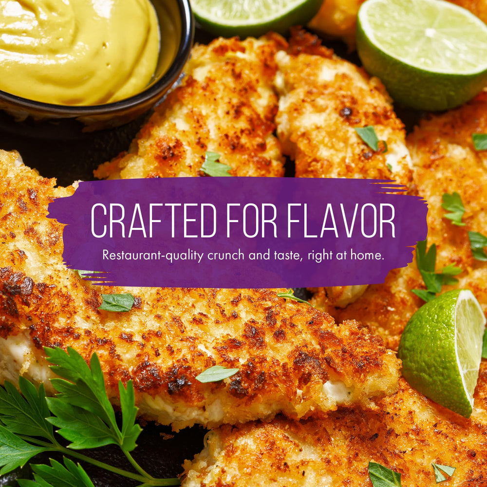 Aleia’s Best made-in-USA breadcrumbs with consistent quality.