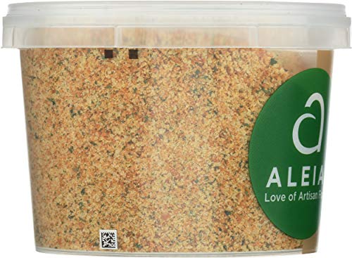 ALEIAS BEST. TASTE. EVER. breadcrumb topping enhances pasta dishes with crunch.