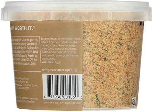 ALEIAS BEST. TASTE. EVER. dairy-free, corn-free crumbs highlighted for allergy-friendly cooking.