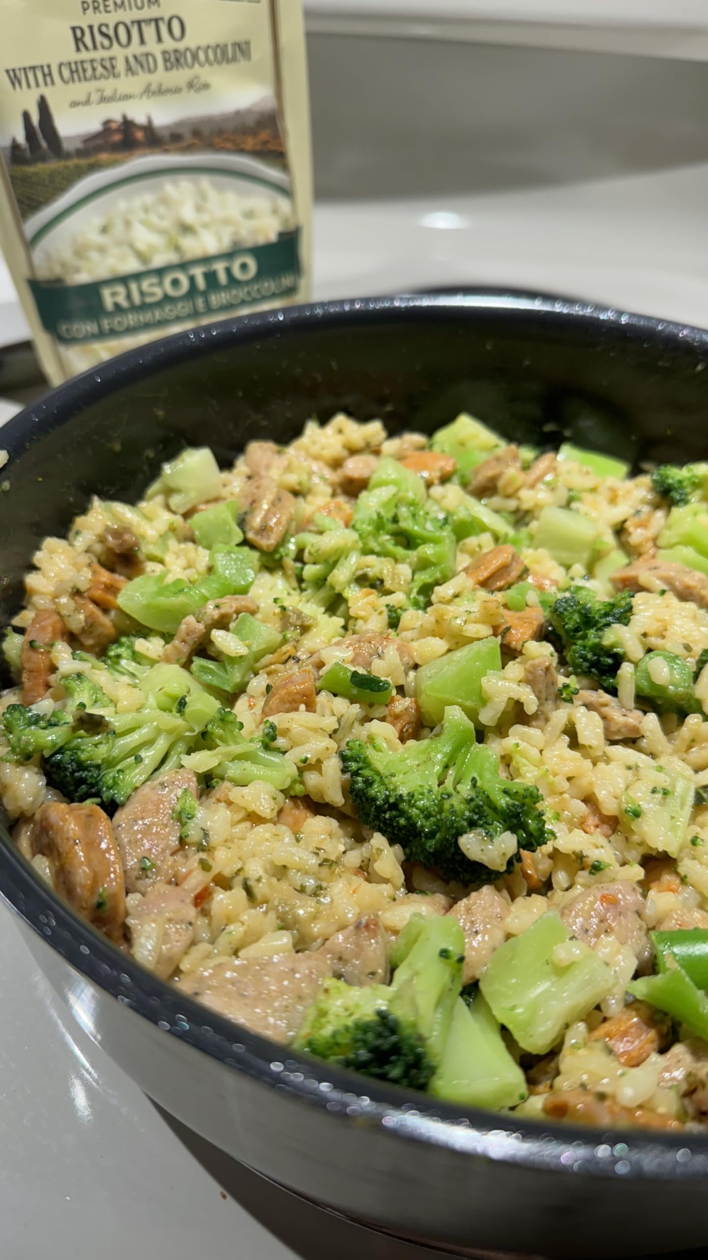 Alessi Autentico risotto ready in 20 minutes label demonstrates quick weeknight meal.