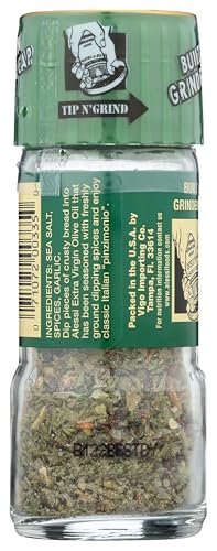 Alessi dipping spices with olive oil setup, ideal for salads and garlic bread.