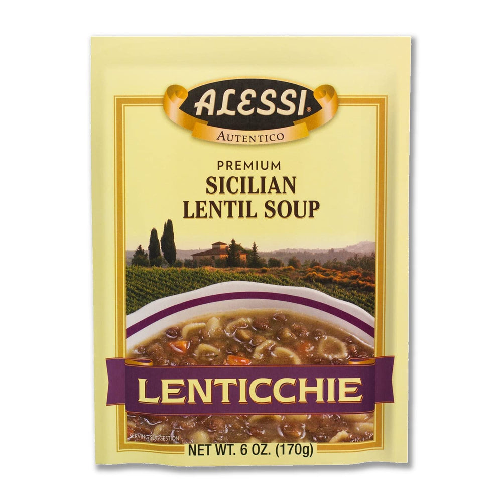 Alessi Sicilian lentil dry mix pack for a quick weeknight meal.