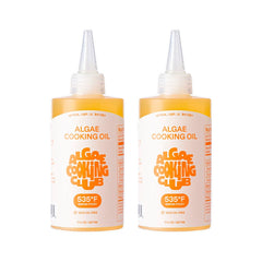 Algae Cooking Club bottle pour demonstrates high-heat searing with neutral buttery touch