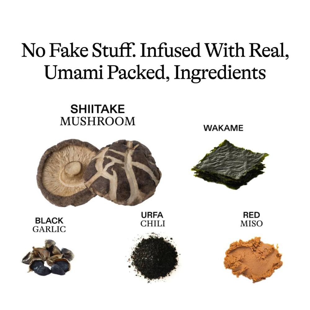 Shi itake Oil with Urfa chili delivers a gentle kick.