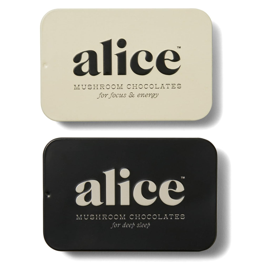 Alice Brainstorm square chocolate for focused energy and cognitive support.
