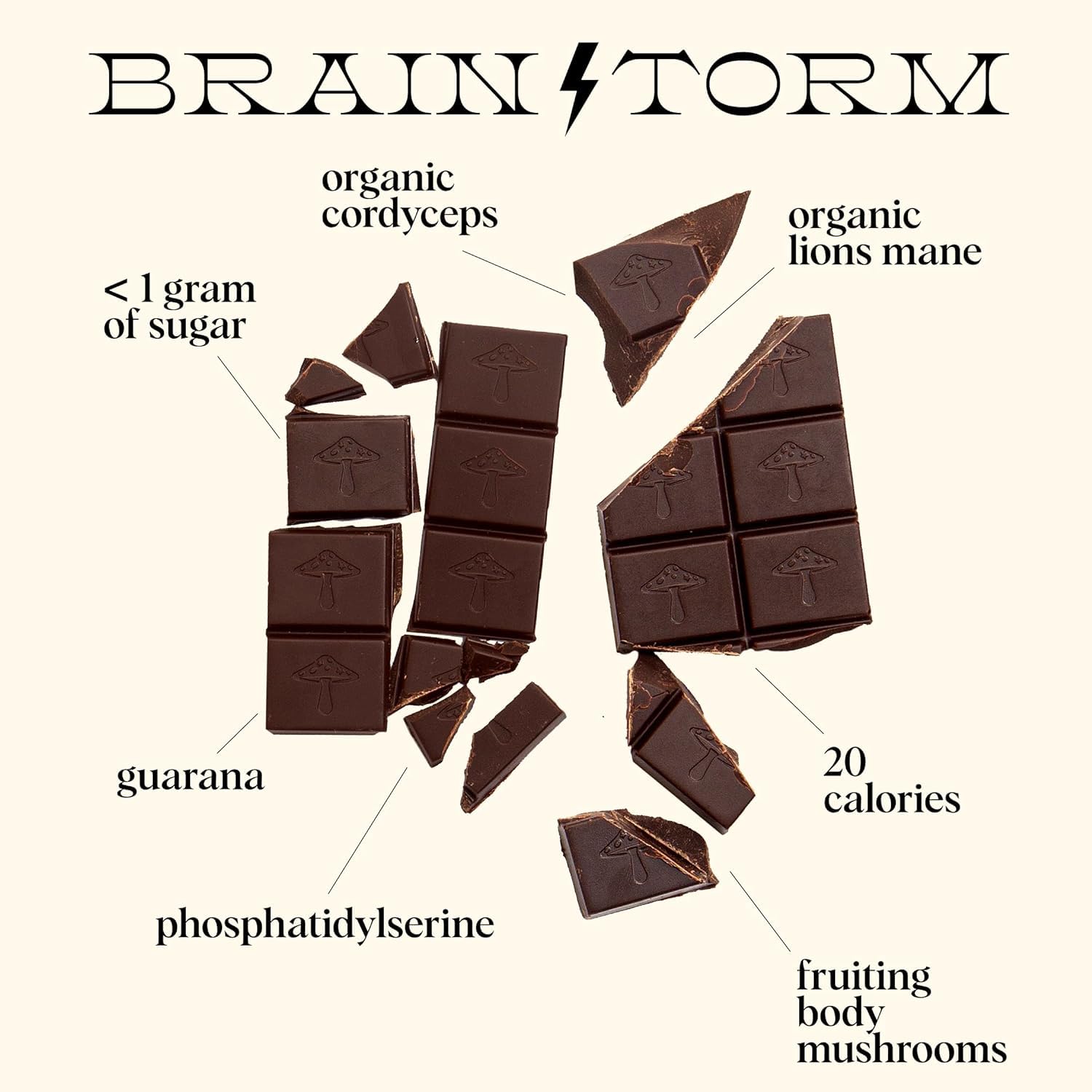 Alice on-the-go snack pack showing convenient chocolate-based brain and mood support.