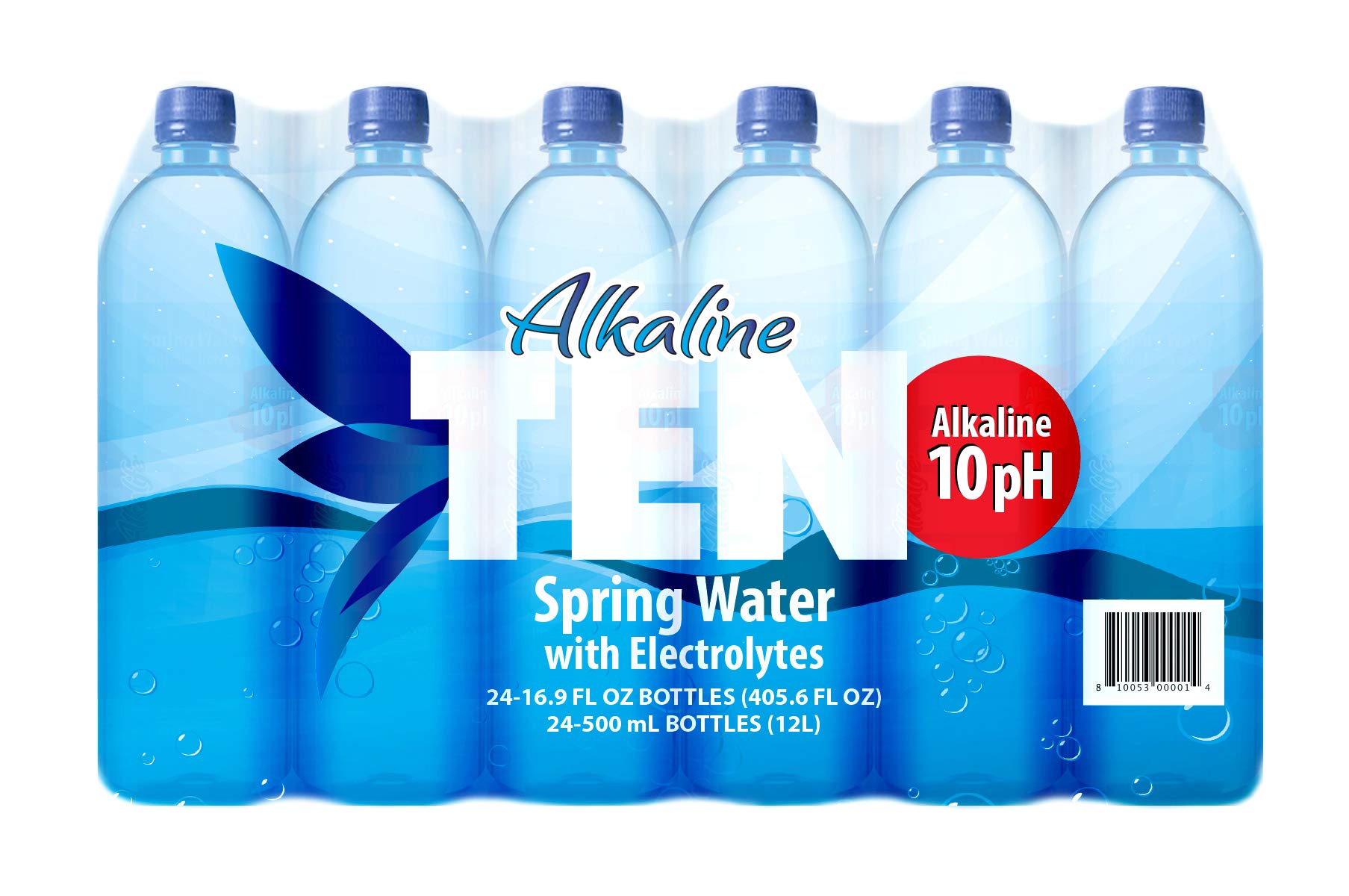 Alkalife TEN bottle front view with mineral-rich alkaline hydration.